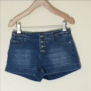 FREE PEOPLE shorts with braided detail | 24